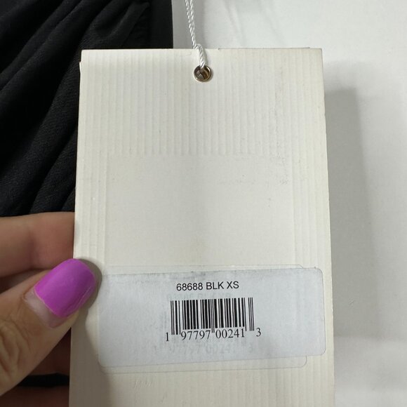 NWT Mac Duggal Long Maxi Formal Skirt Black XS #A0180 - Picture 3 of 5